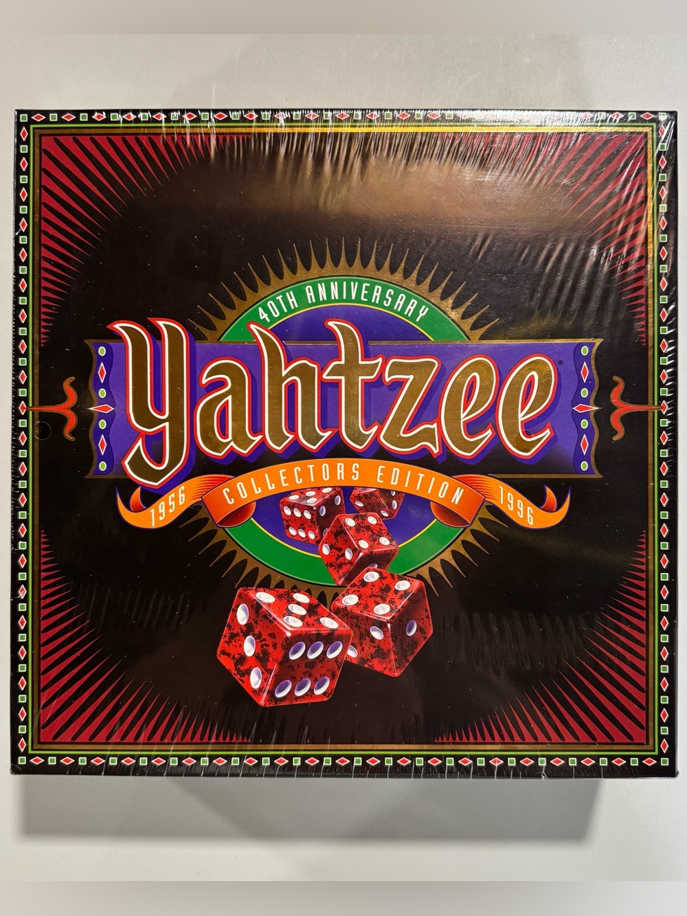 Yahtzee 40th Anniversary Collectors Edition Board Game 1996 Milton Bradley NEW